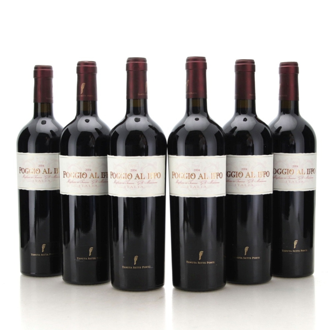 Image for Tenuta Sette Ponti Poggio al Lupo 2004 x 6