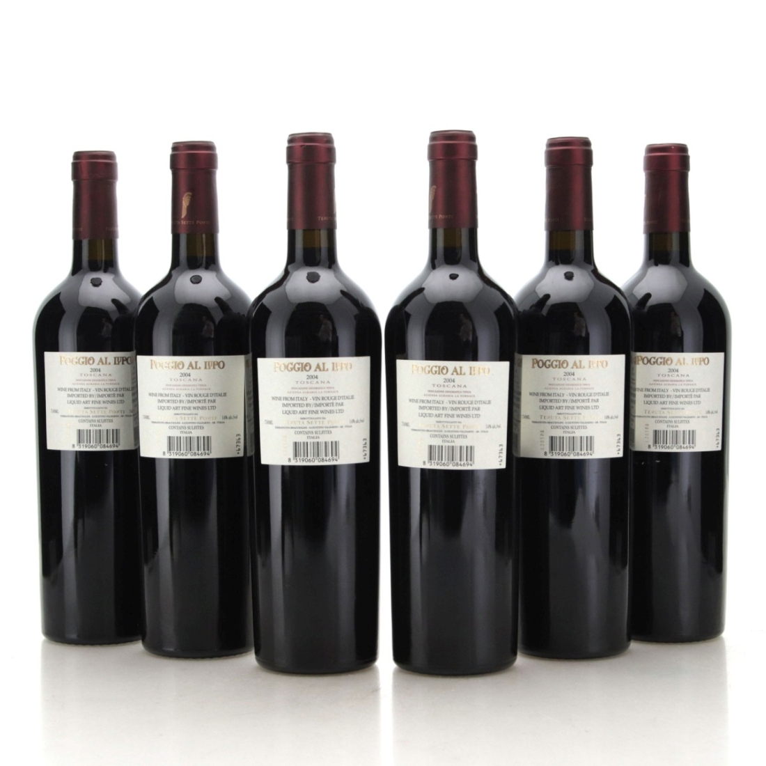 Image for Tenuta Sette Ponti Poggio al Lupo 2004 x 6