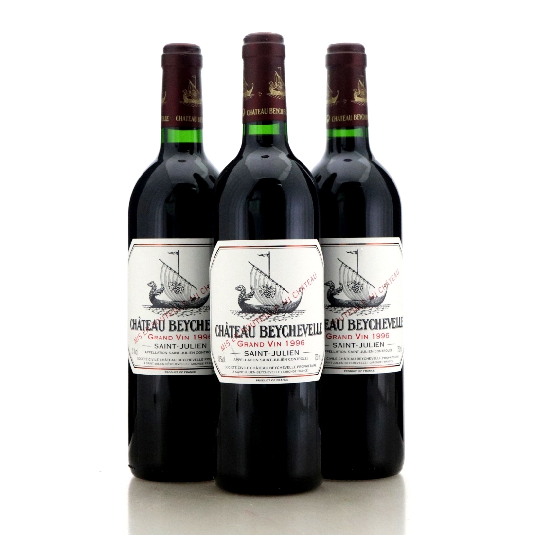 Image for Château Beychevelle 1996 x 3