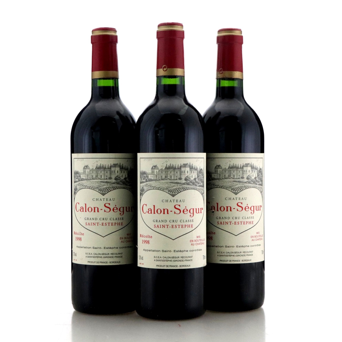 Image for Château Calon-Ségur 1998 x 3