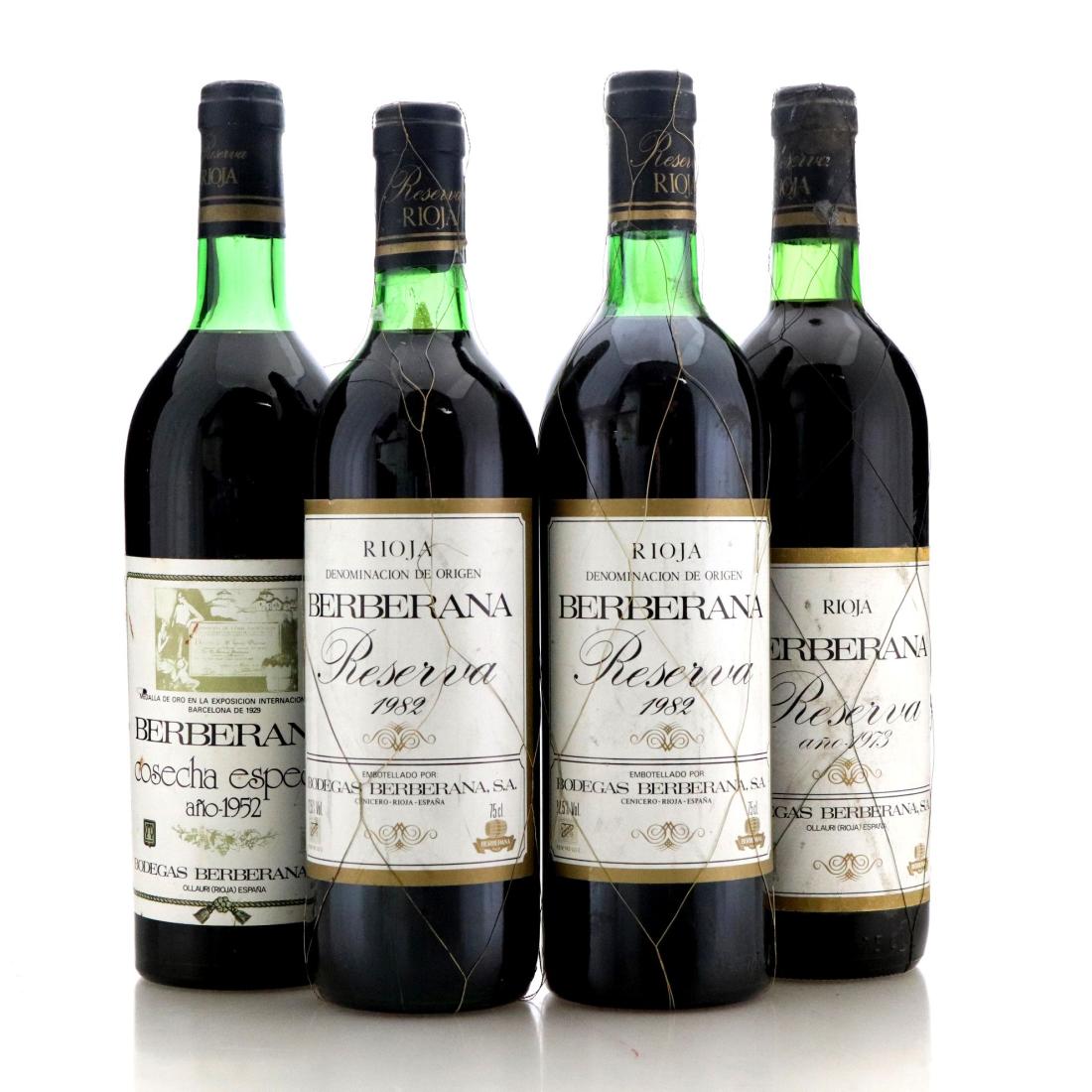 Image for Assorted Bodegas Berberana Rioja x 4
