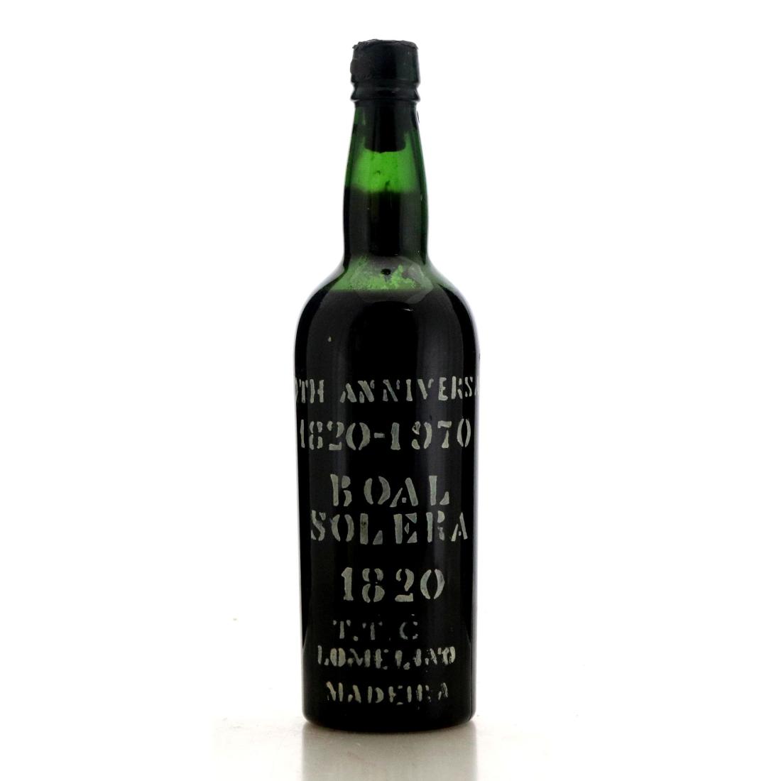 Tarquinio T. da Camara Lomelino Boal Solera 1820 Madeira / 150th ...