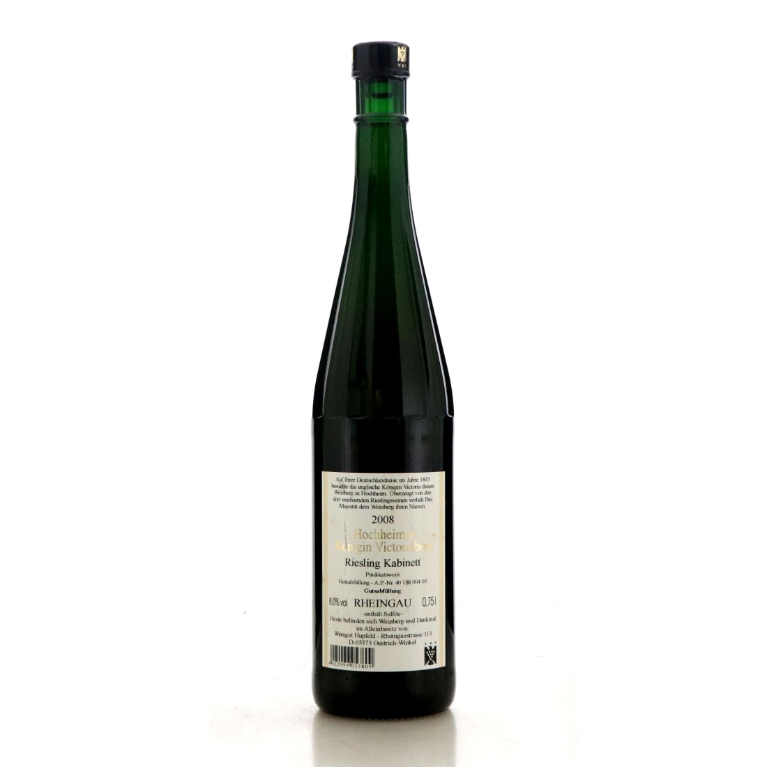 Image for Weingut Hupfeld Hochheimer Königin Victoriaberg Riesling Spätlese 2008