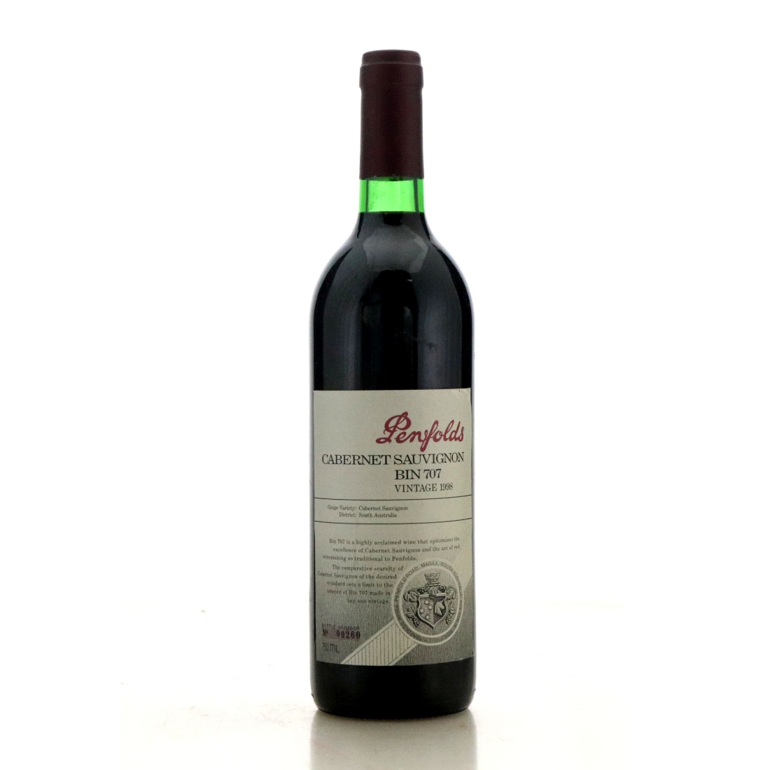 Image for Penfolds Bin 707 Cabernet Sauvignon 1998