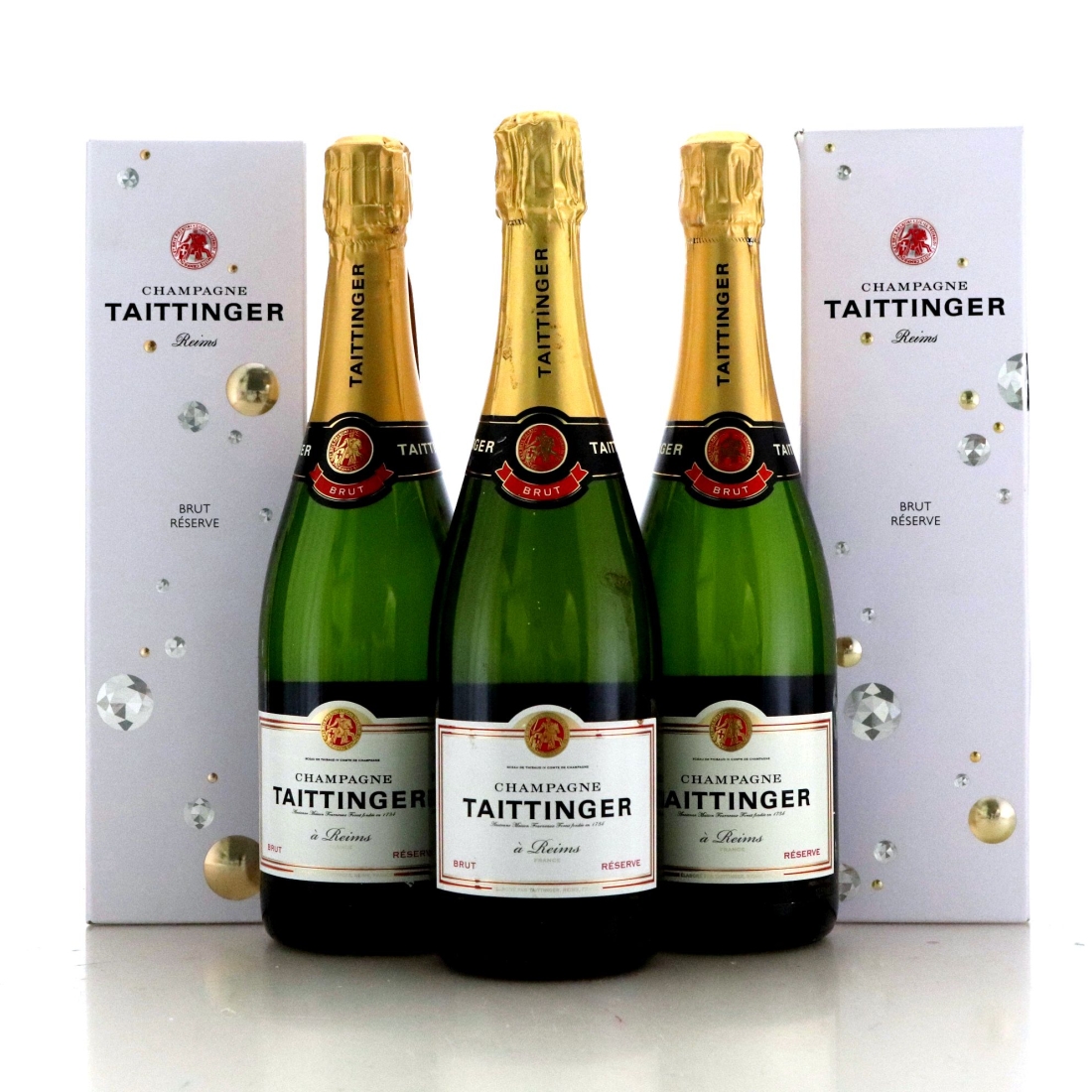 Image for Taittinger Brut Réserve Champagne x 3