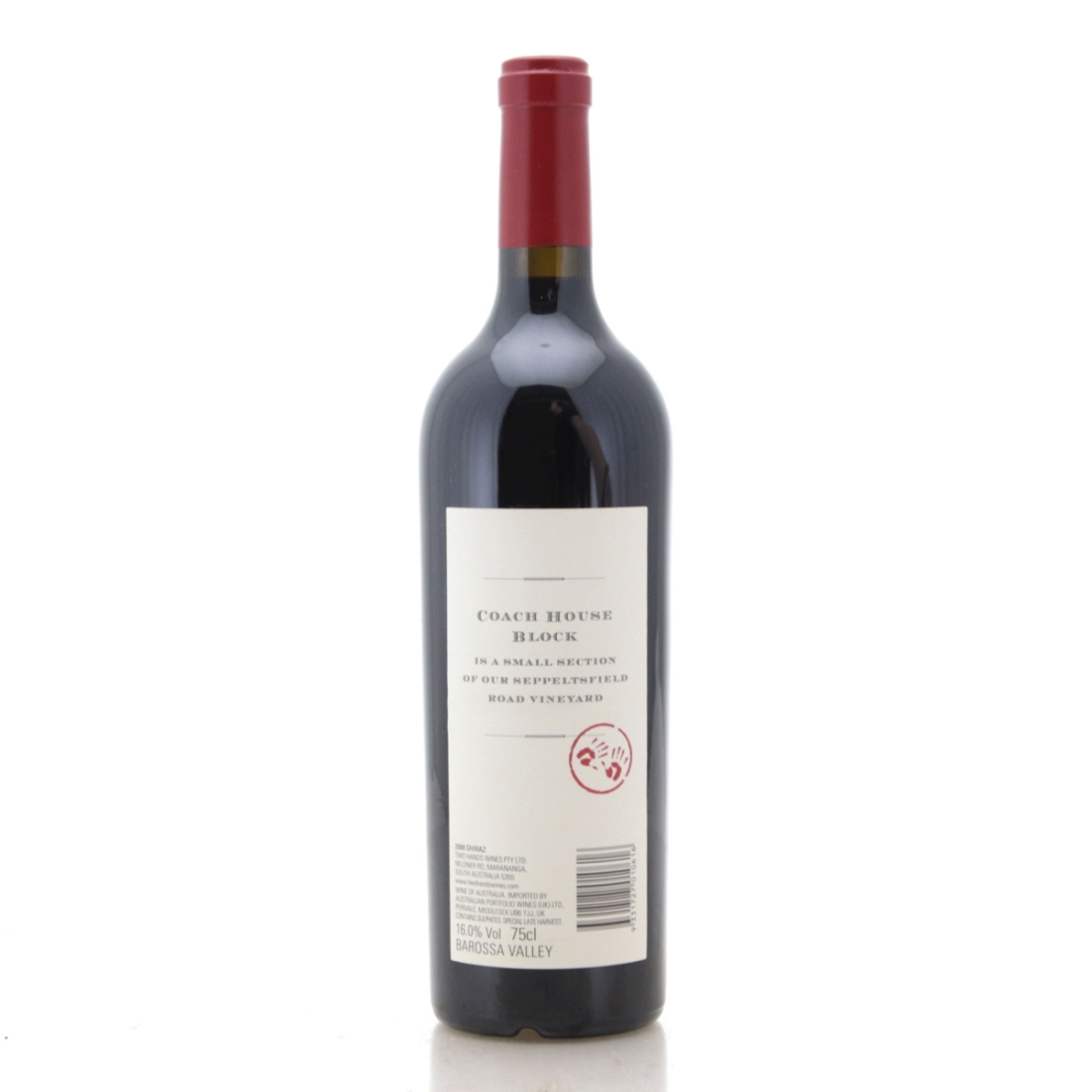 Image for Two Hands Coach House Block Shiraz 2008
