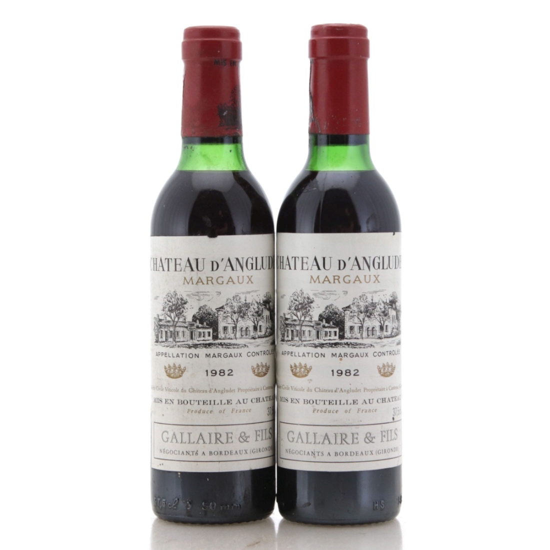 Image for Château d`Angludet 1982 x 2 / Half Bottle