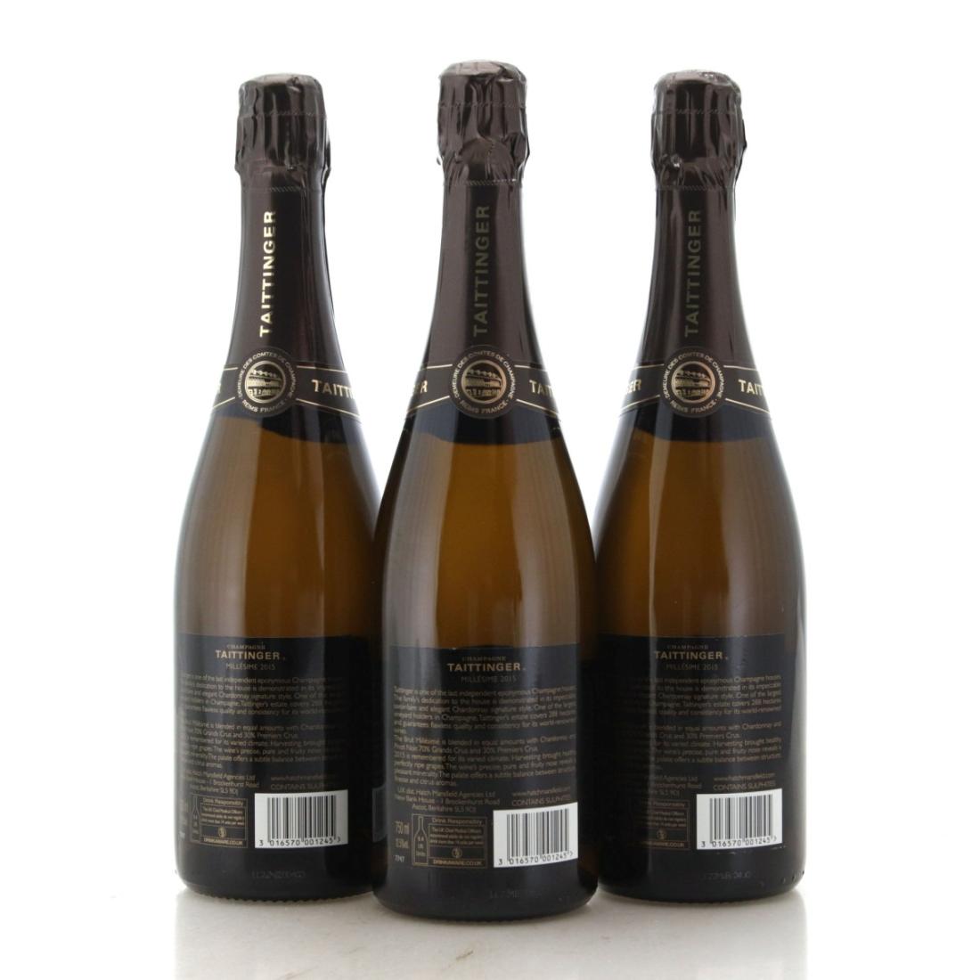 Image for Taittinger 2015 Vintage Champagne x 3