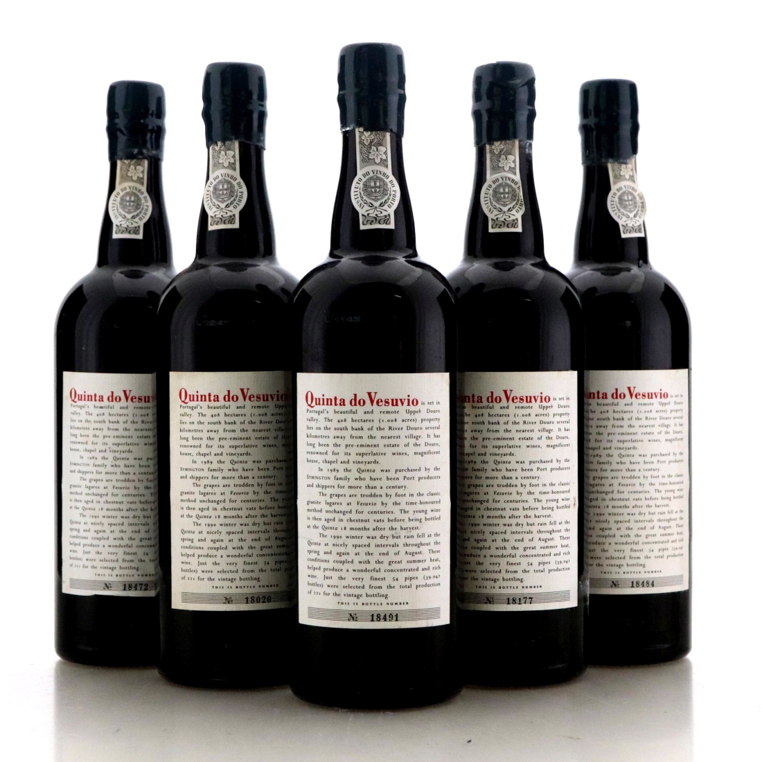 Image for Symington Family Estates Quinta do Vesúvio 1990 Vintage Port x 5