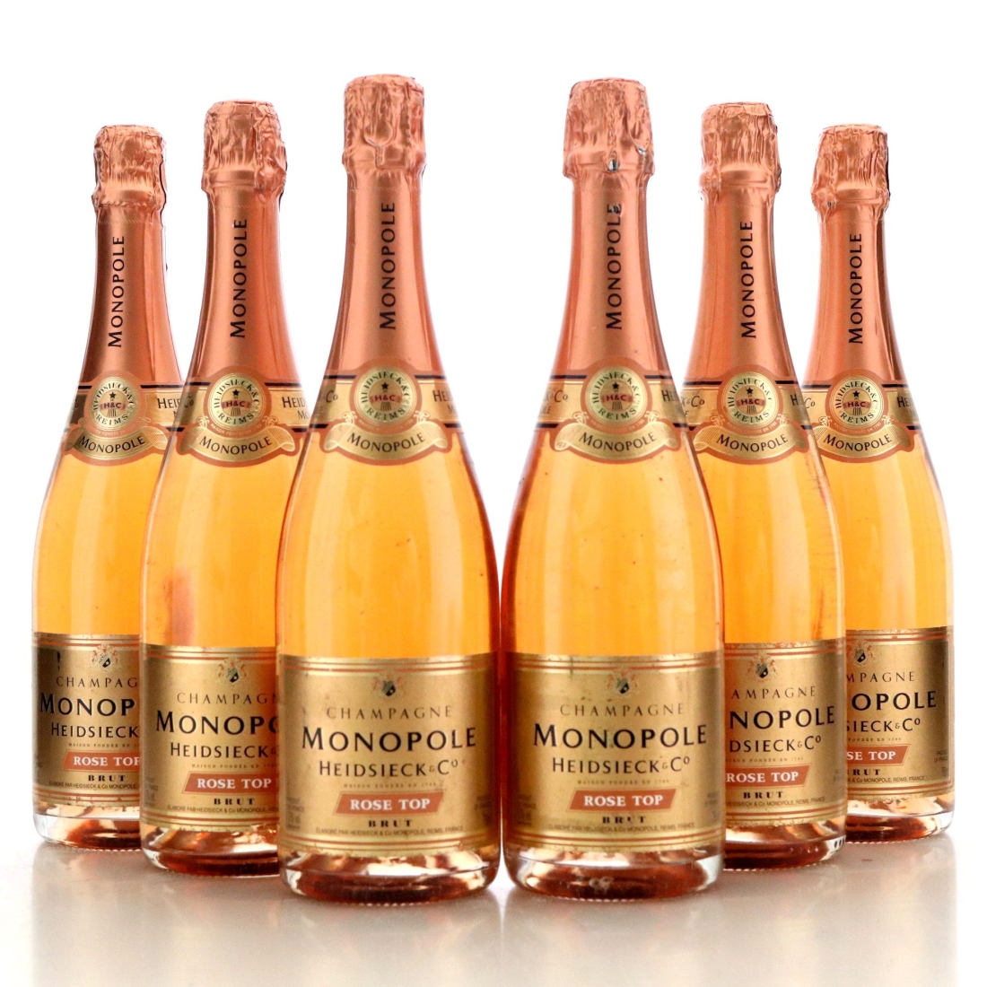 Image for Heidsieck & Co. Monopole Rose Top NV Champagne x 6