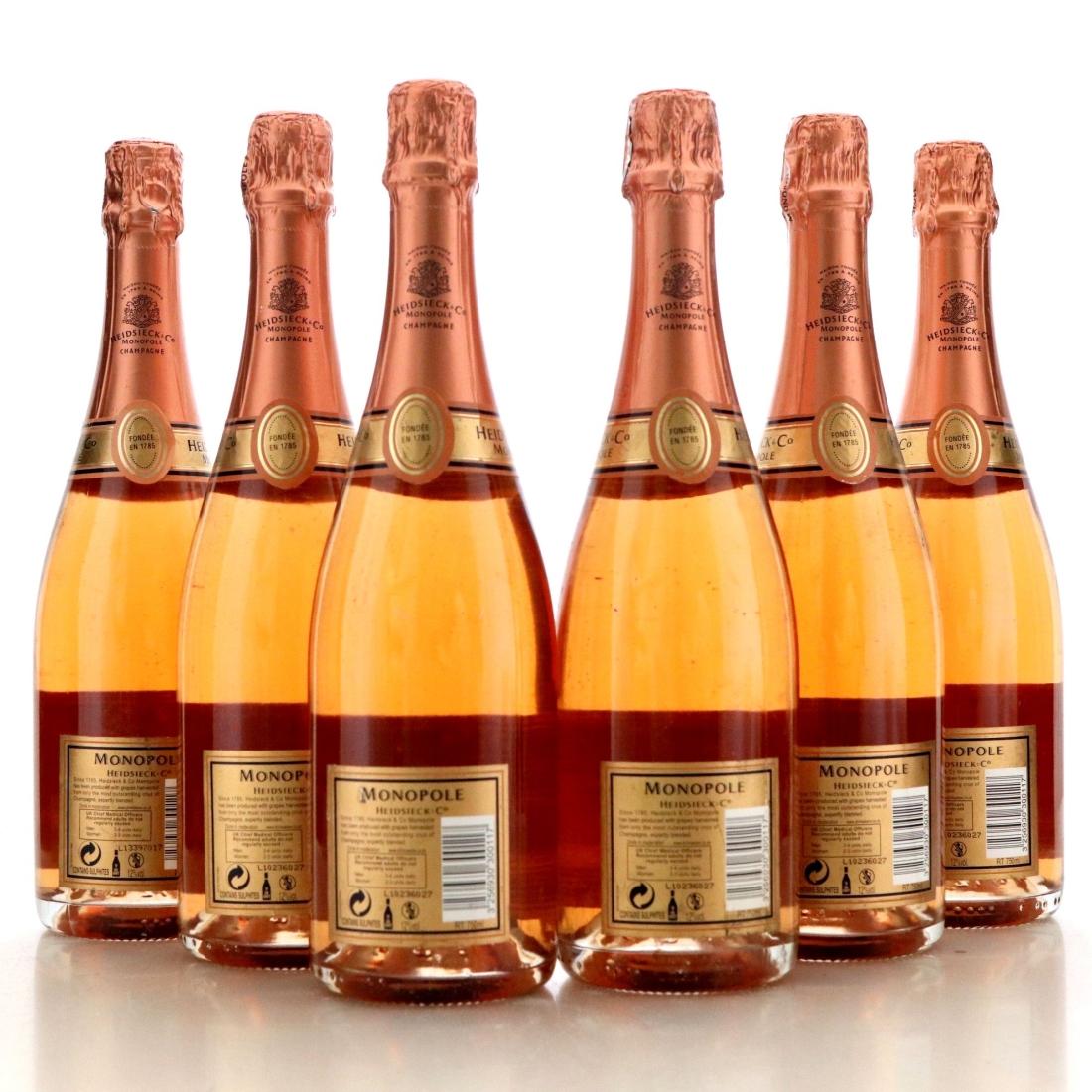 Image for Heidsieck & Co. Monopole Rose Top NV Champagne x 6