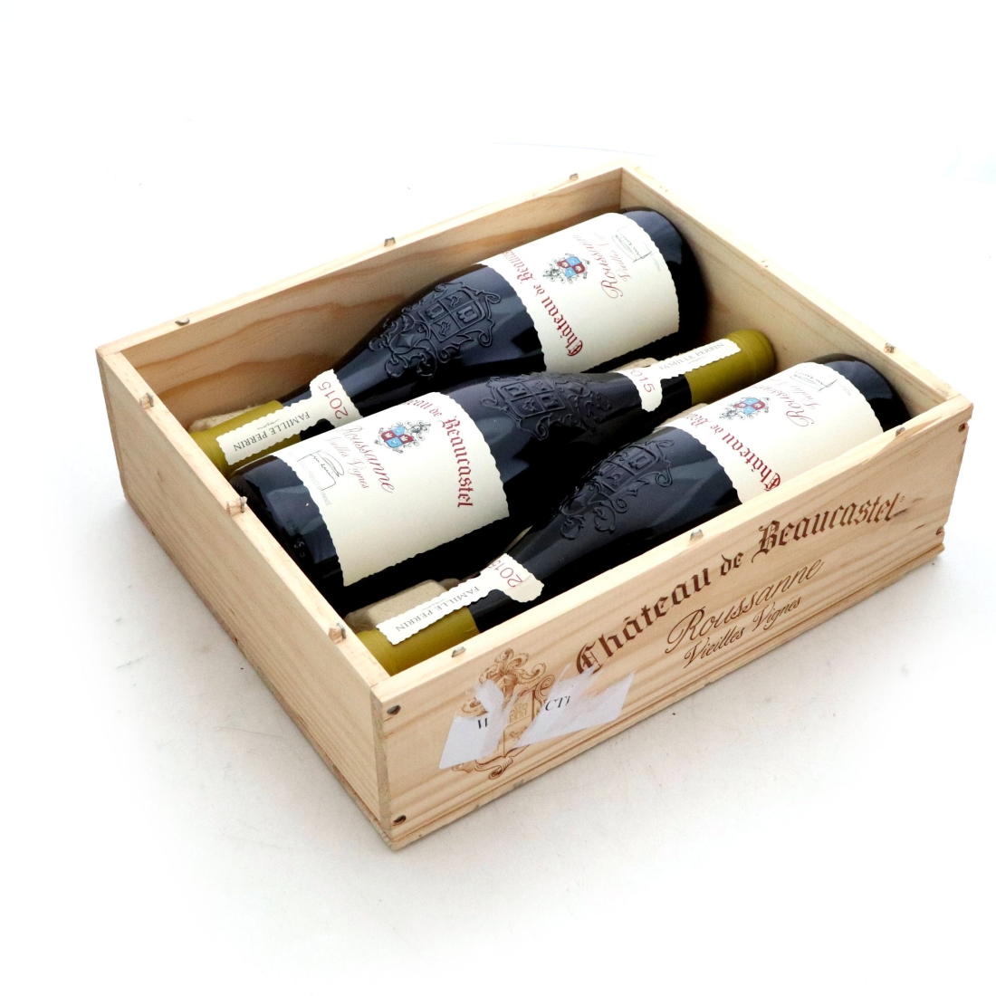 Image for Château de Beaucastel Blanc Vieilles Vignes Roussanne 2015 x 3