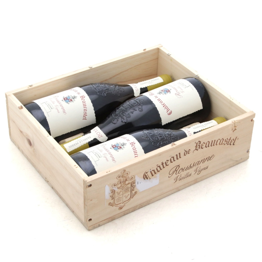 Image for Château de Beaucastel Blanc Vieilles Vignes Roussanne 2015 x 3