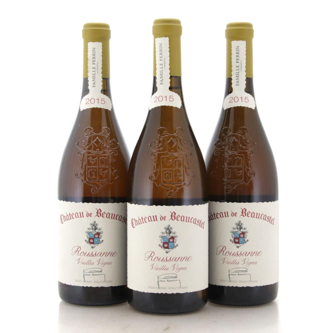 Image for Château de Beaucastel Blanc Vieilles Vignes Roussanne 2015 x 3