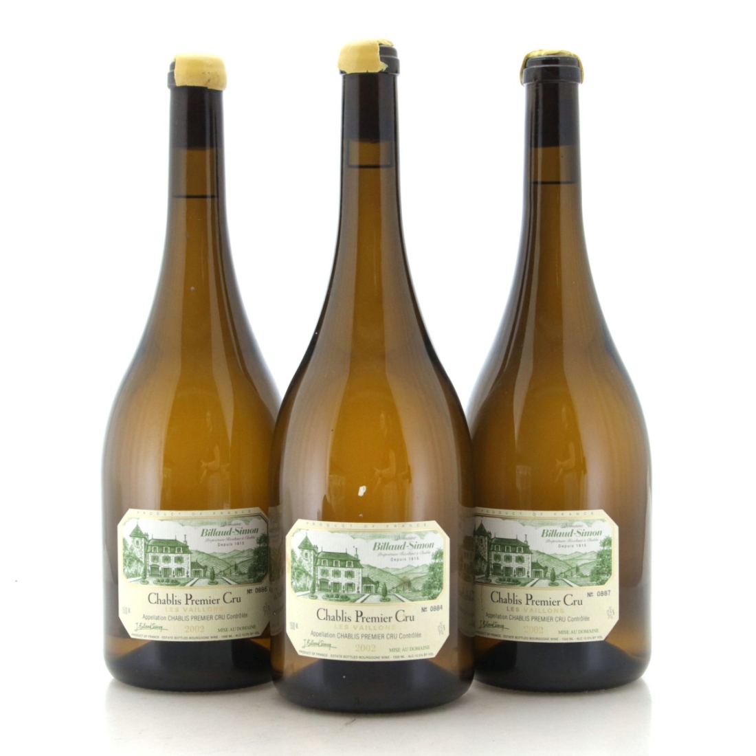 Image for Domaine Billaud-Simon Les Vaillons 2002 x 3/ Magnum