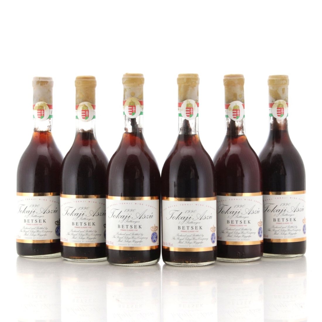 Image for Royal Tokaji Betsek 5 Puttonyos Aszú 1990 x 6 / Half Litre