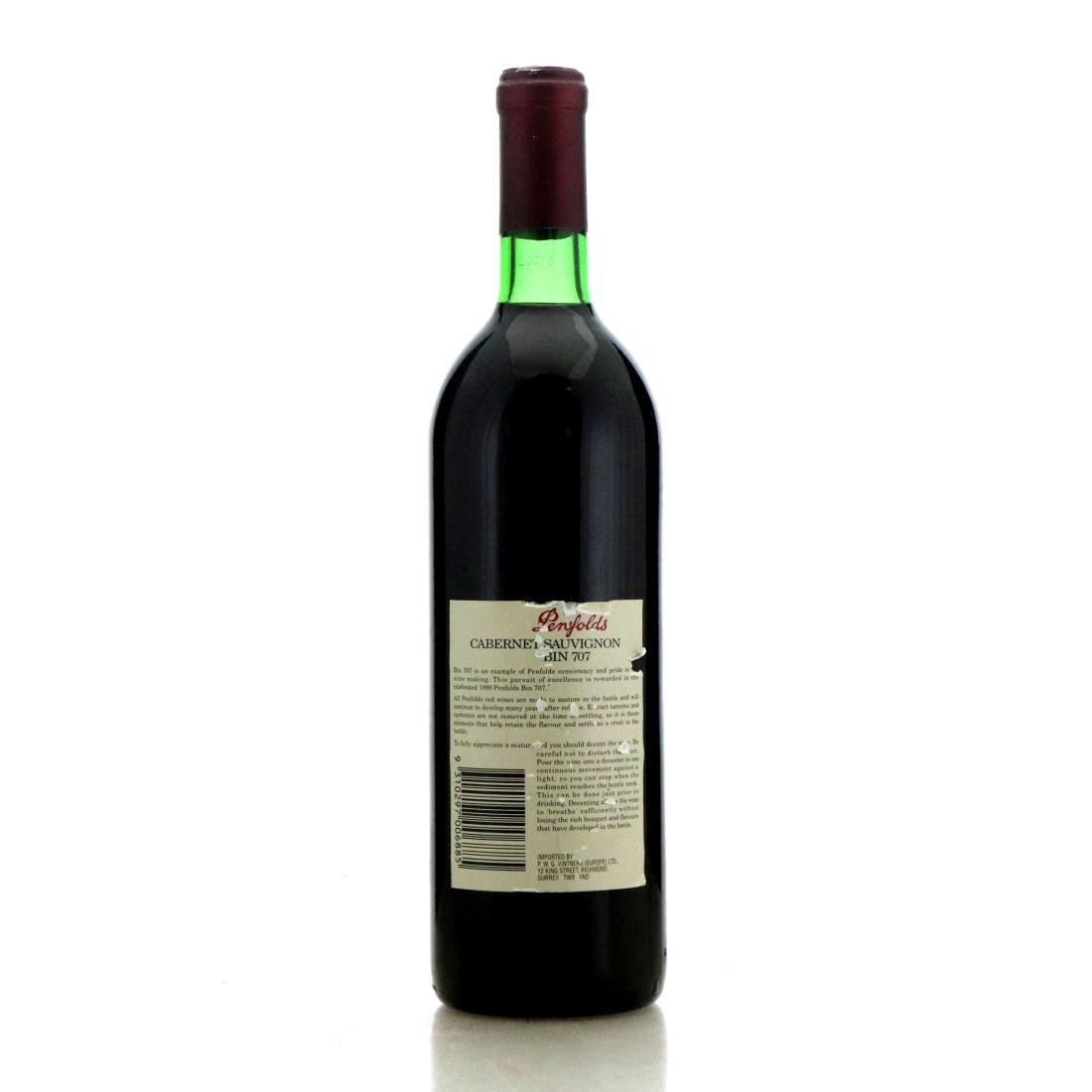 Image for Penfolds Bin 707 Cabernet Sauvignon 1990