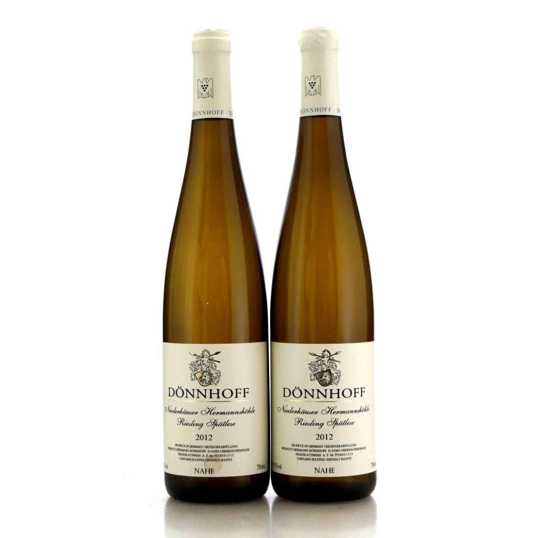 Image for Dönnhoff Niederhäuser Hermannshöhle Riesling Spätlese 2012 x 2