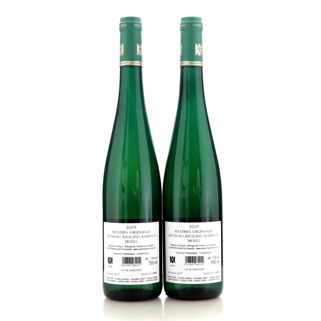 Image for Maximin Grünhäuser Abtsberg Riesling Kabinett 2019 x 2