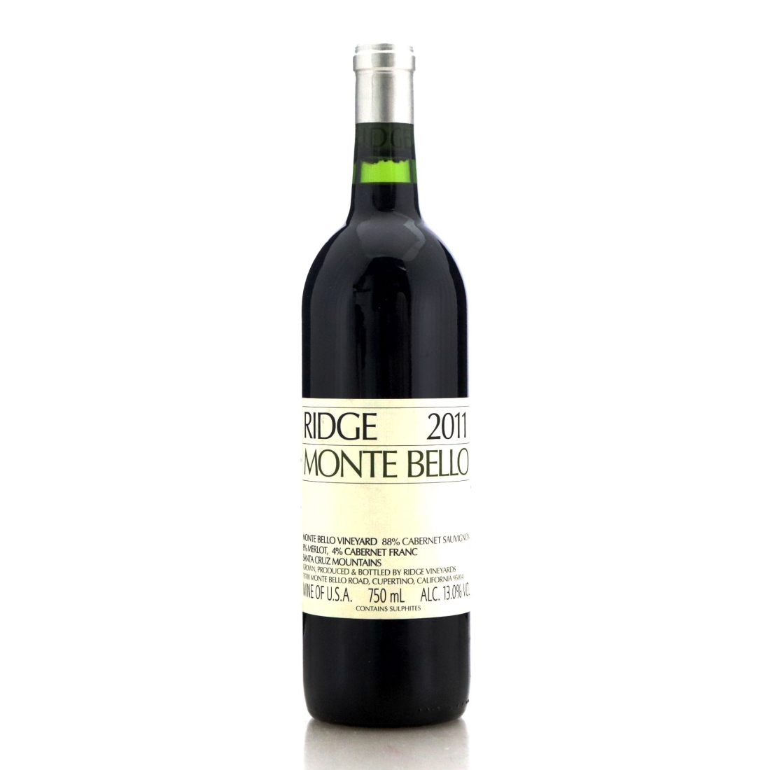 Image for Ridge Monte Bello 2000