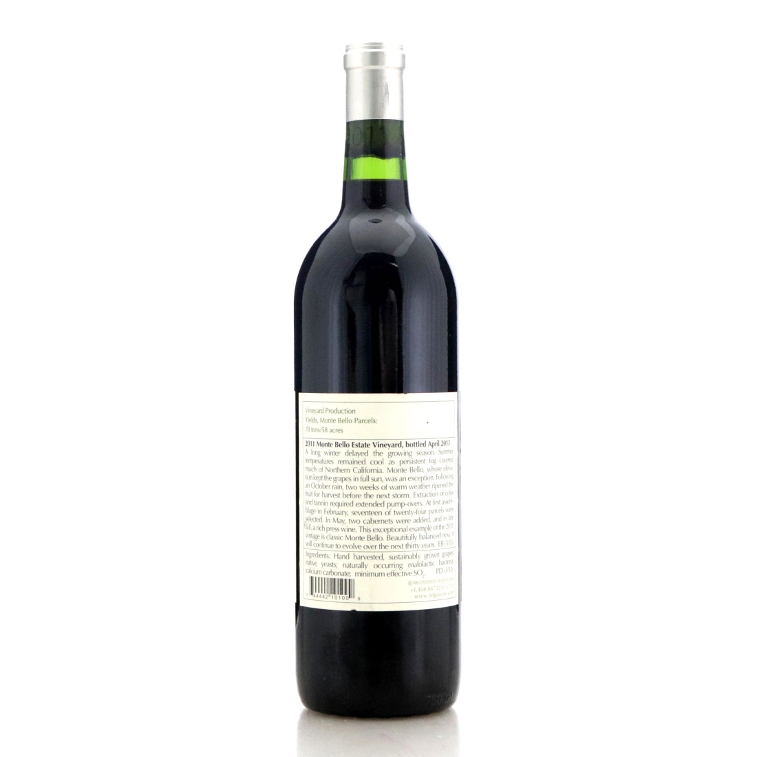 Image for Ridge Monte Bello 2000