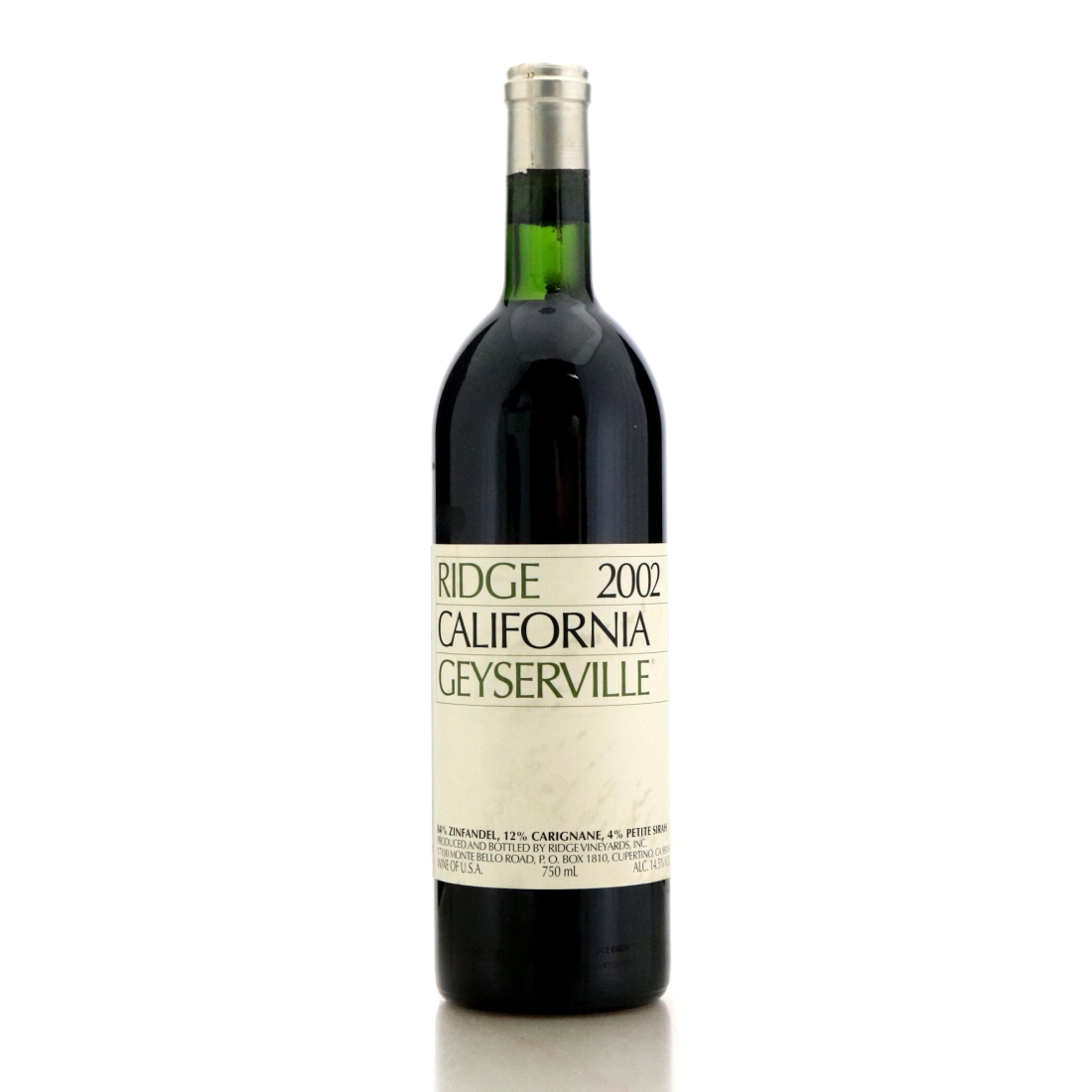 Image for Ridge Geyserville 2002