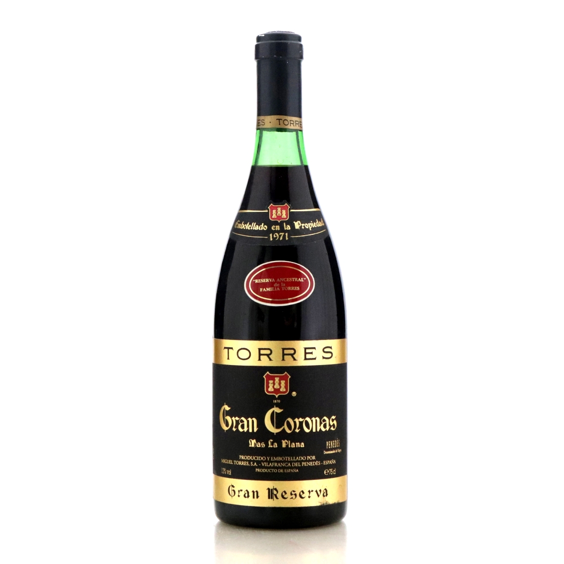 Image for Torres Mas La Plana Gran Coronas Cabernet Sauvignon 1971 Gran Reserva