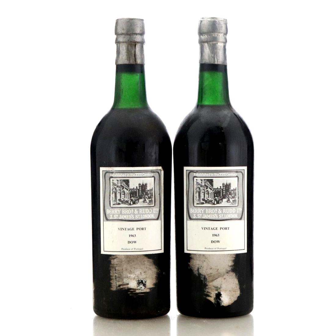 Image for Dow 1963 Vintage Port / Berry Bros and Rudd x 2