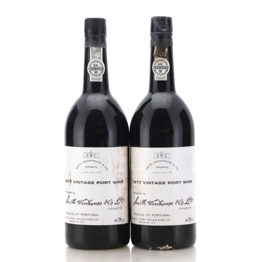 Image for Smith Woodhouse 1977 Vintage Port x 2