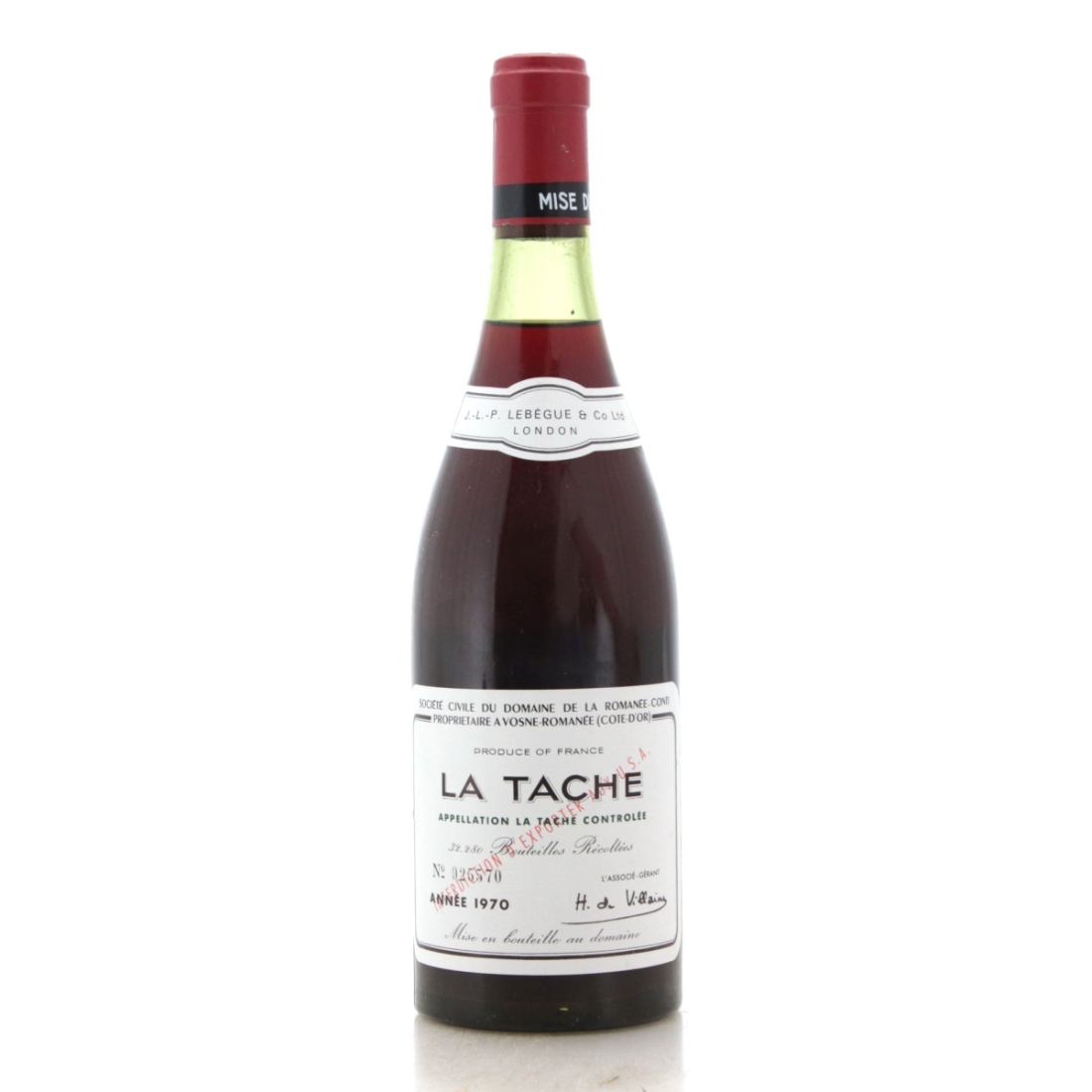 Image for Domaine de la Romanee-Conti 1970 La Tâche