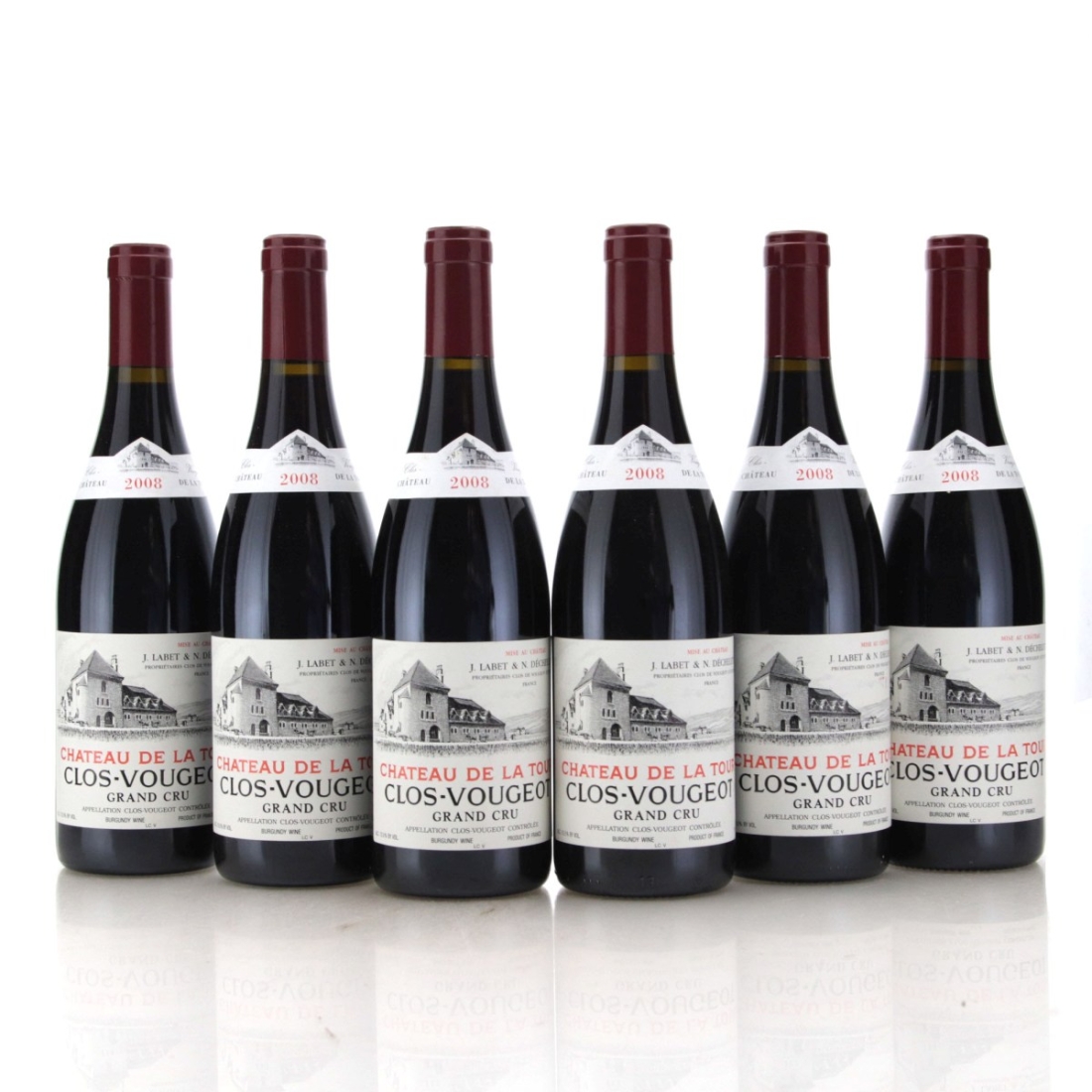 Image for Château de La Tour 2008 Clos-Vougeot x 6