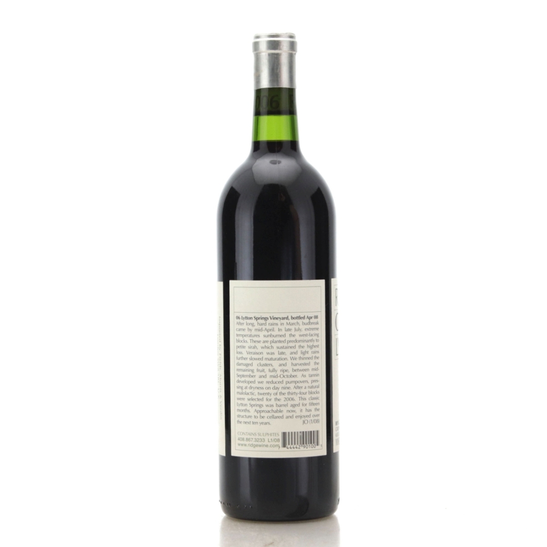 Image for Ridge Lytton Springs 2006