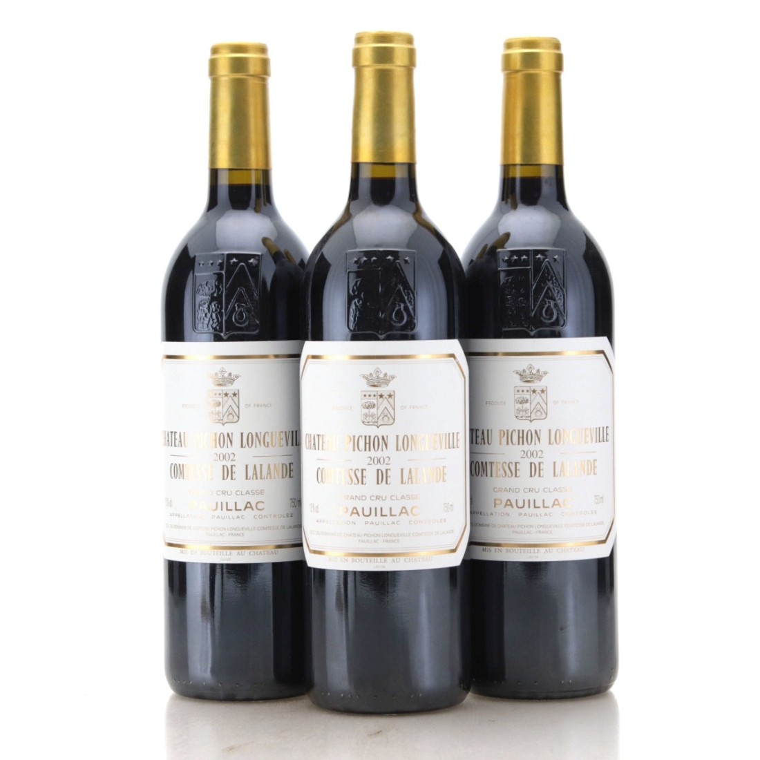 Image for Château Pichon‑Longueville Comtesse de Lalande 2002 x 3