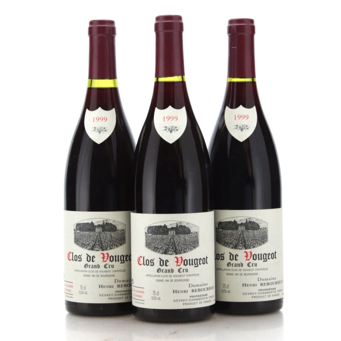 Image for Domaine Henri Rebourseau Clos De Vougeot 1999 x 3