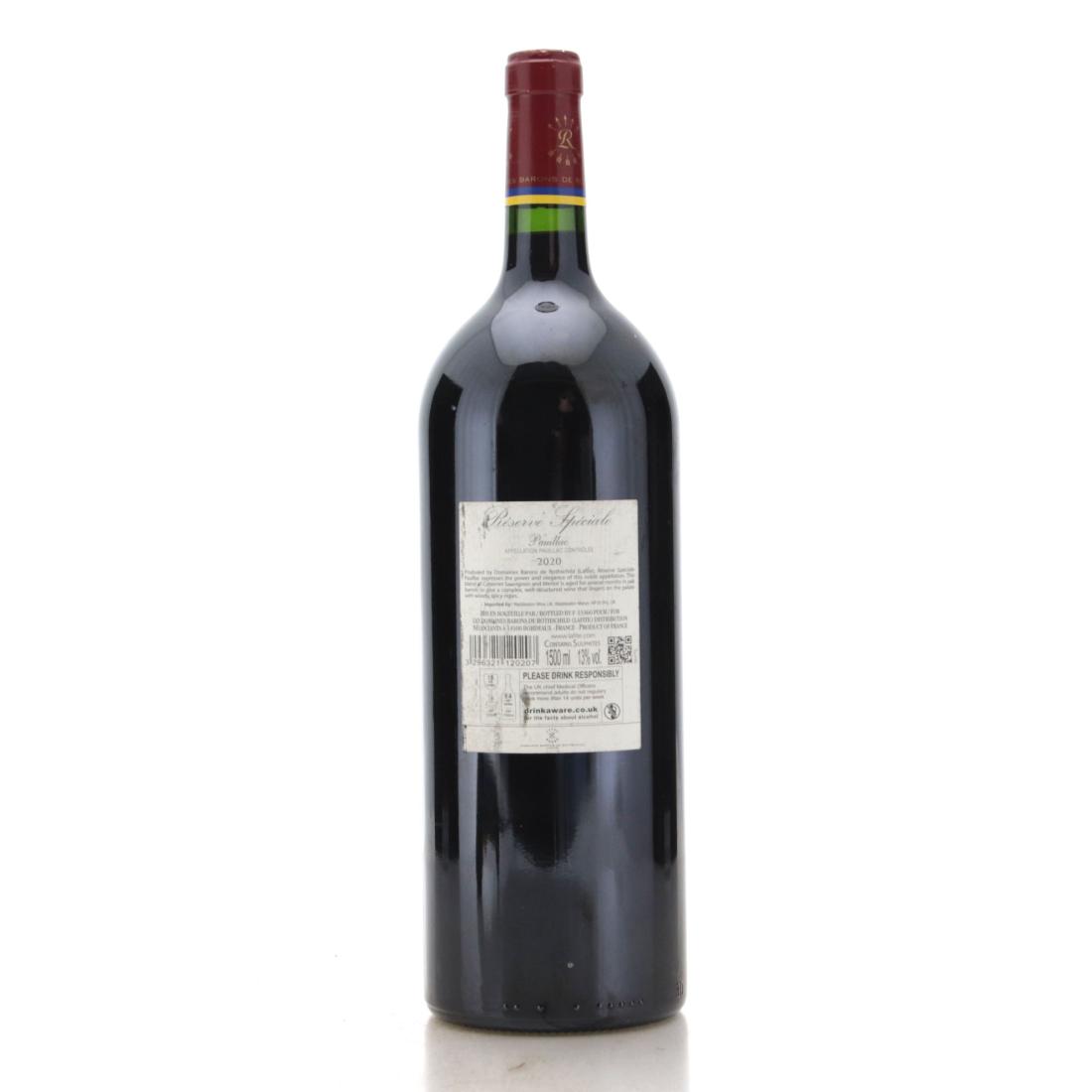 Image for Barons de Lafite Rothschild Réserve Spéciale 2020 Magnum