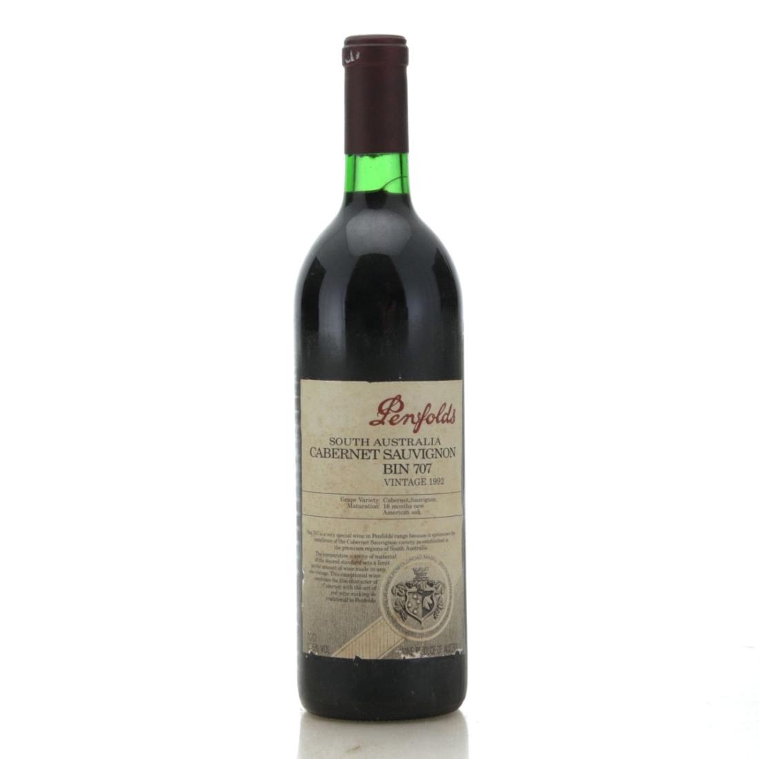Image for Penfolds Bin 707 Cabernet Sauvignon 1992