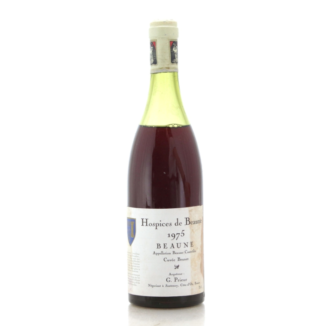 Image for G. Prieur Cuvée Brunet 1975 / Hospices de Beaune