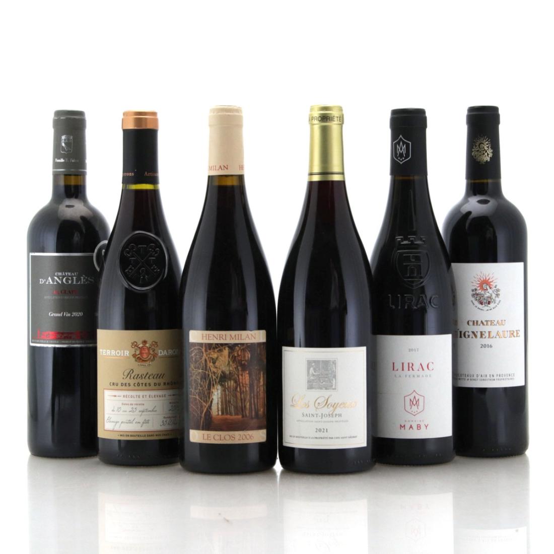 Image for Assorted 2010/20s French Red Wine x 6