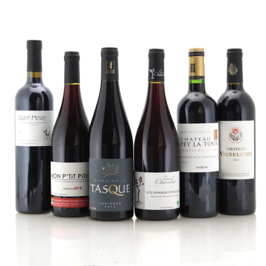 Image for Assorted 2010s French Red Wine x 6