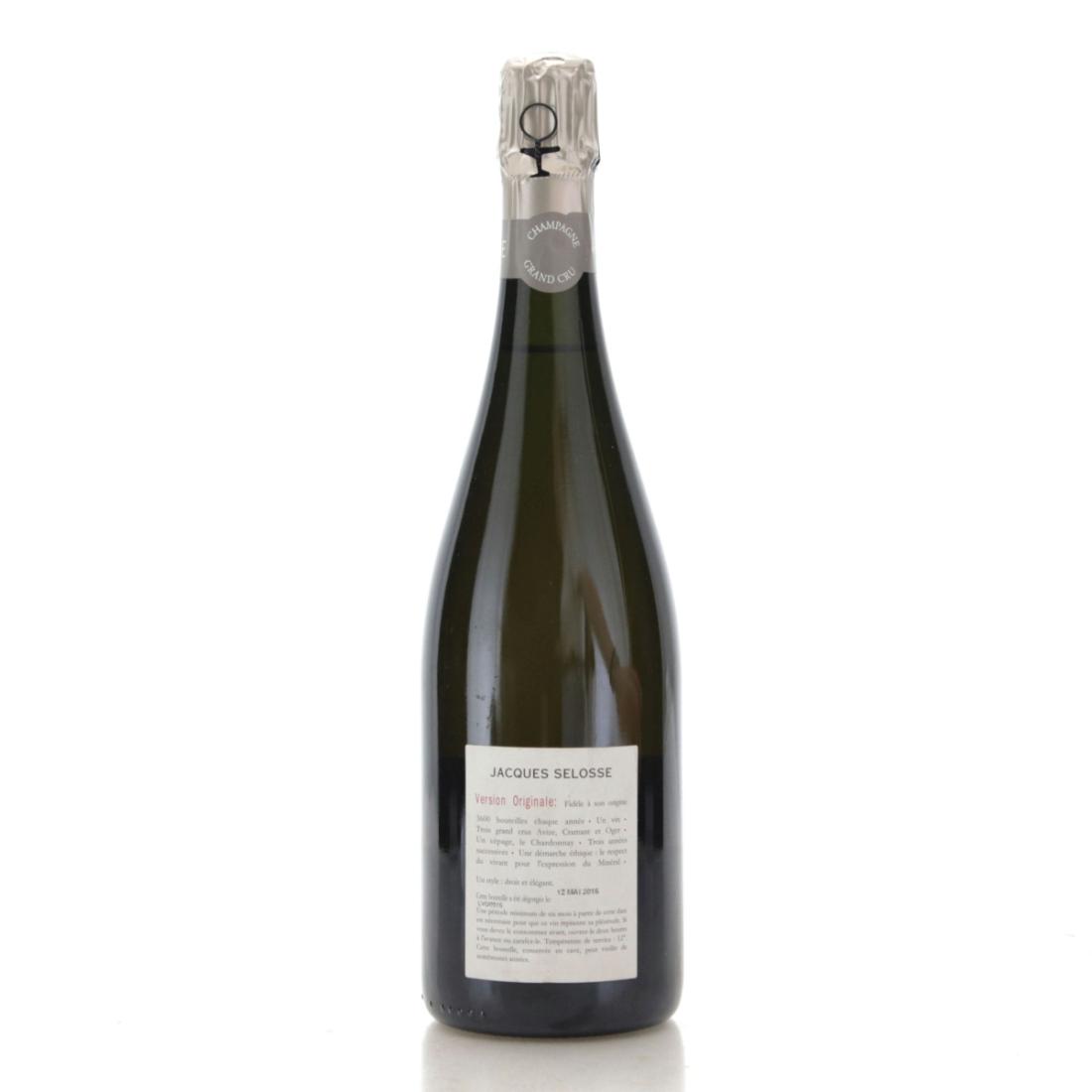 Image for Jacques Selosse V.O Blanc-de-Blancs Extra Brut Champagne