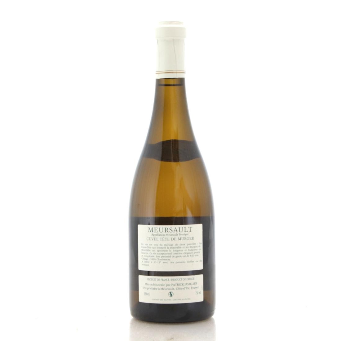 Image for Patrick Javillier Cuvée Tête de Murger 2018