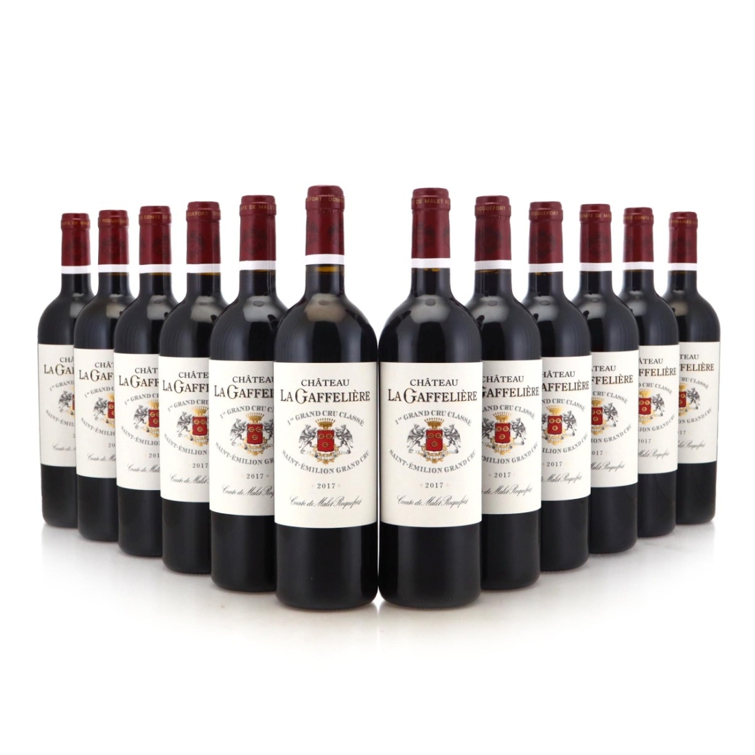 Image for Château la Gaffelière Comte de Malet Roquefort 2017 x 12