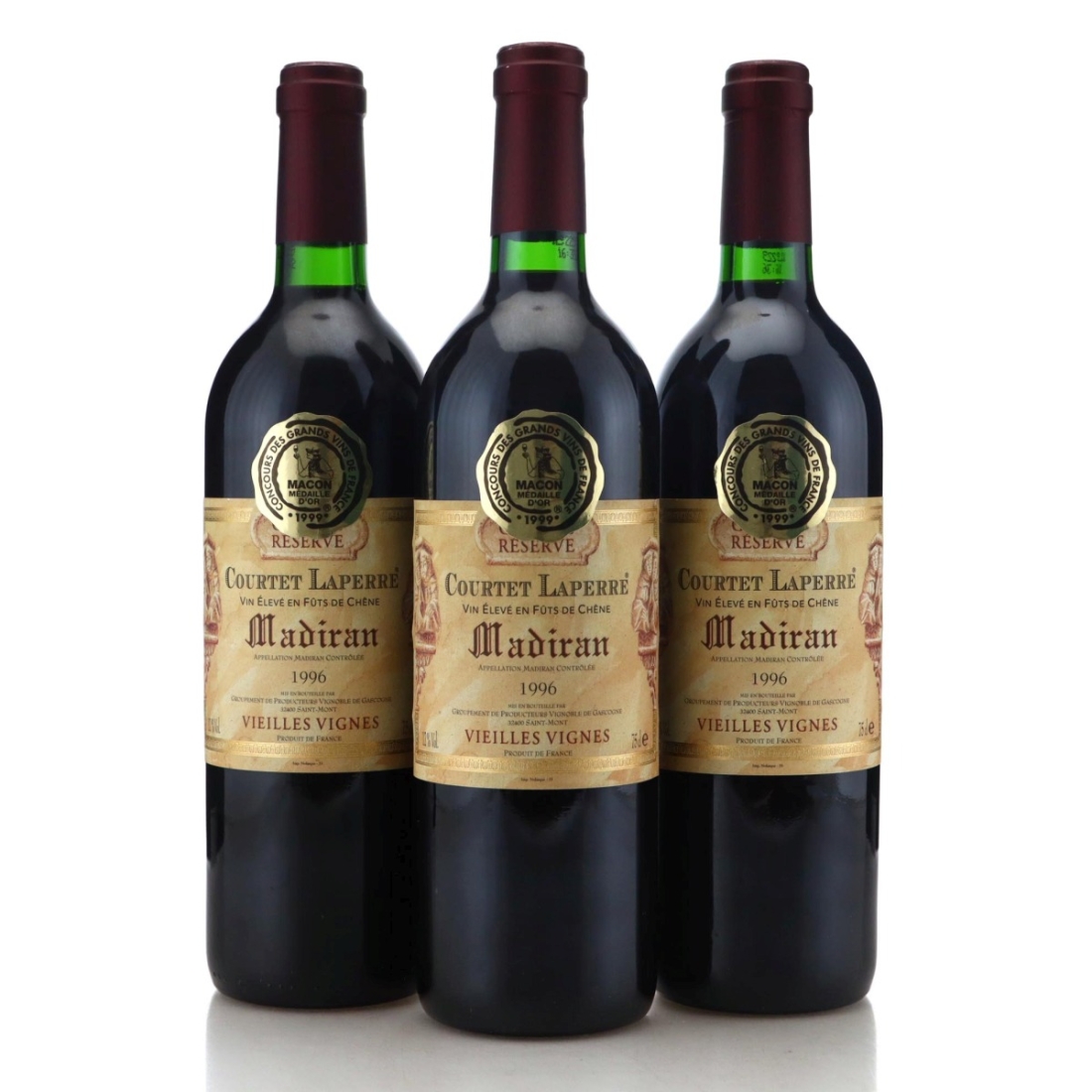 Image for Plaimont Courtet Laperre Vieilles Vignes 1996 x 3