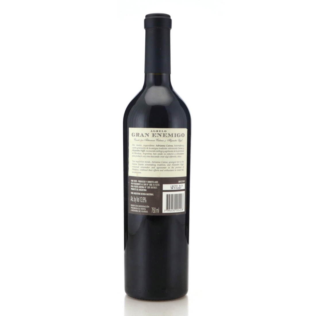 Image for Enemigo Wines Gran Enemigo Agrelo 2014
