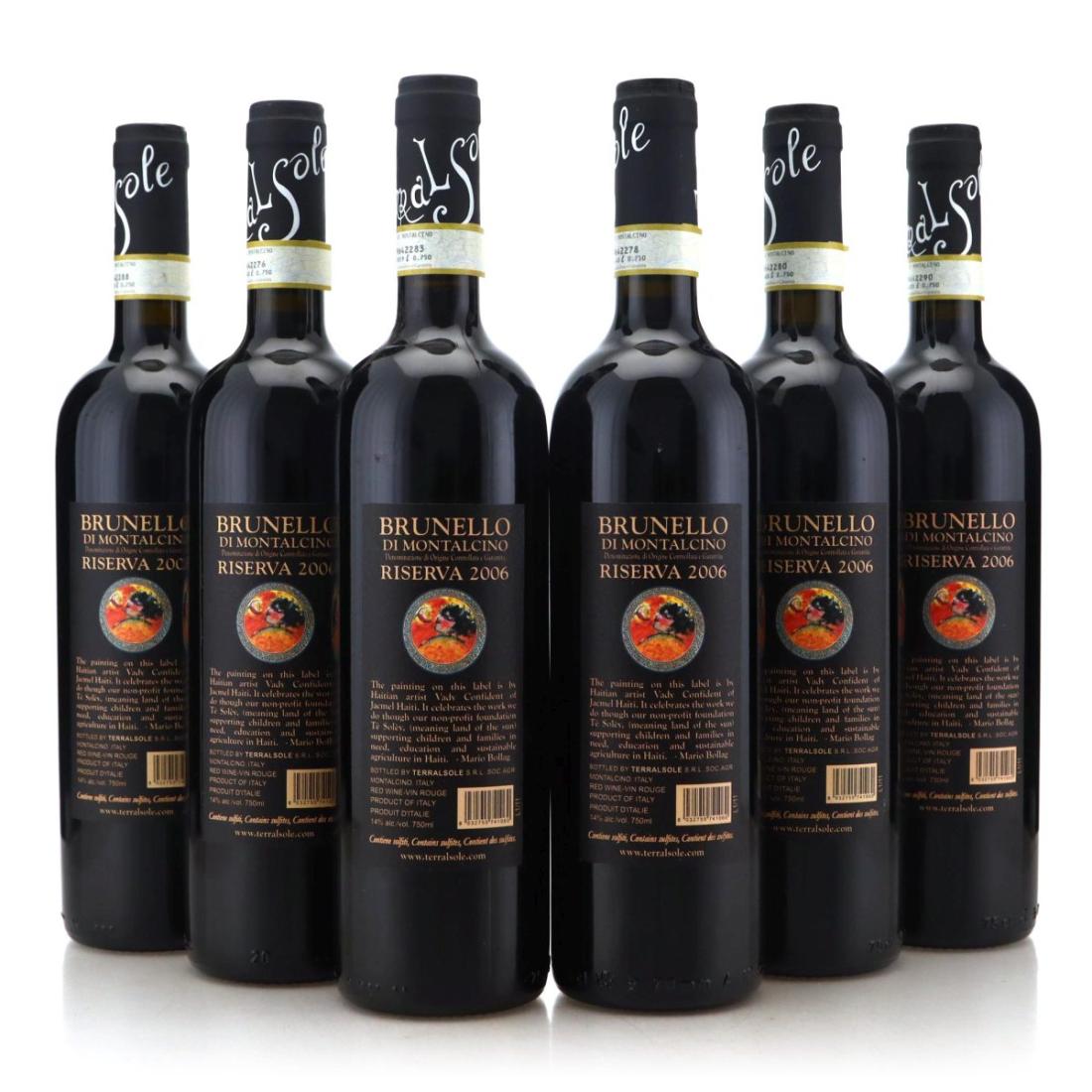 Image for Mario Bollag Terralsole Brunello Di Montalcino Riserva 2006 x 6