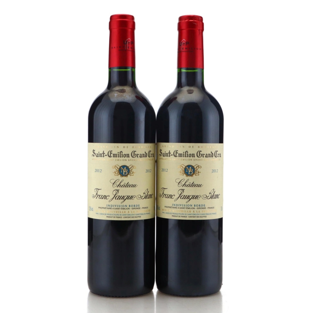 Image for Château Franc Jaugue Blanc 2012 x 2