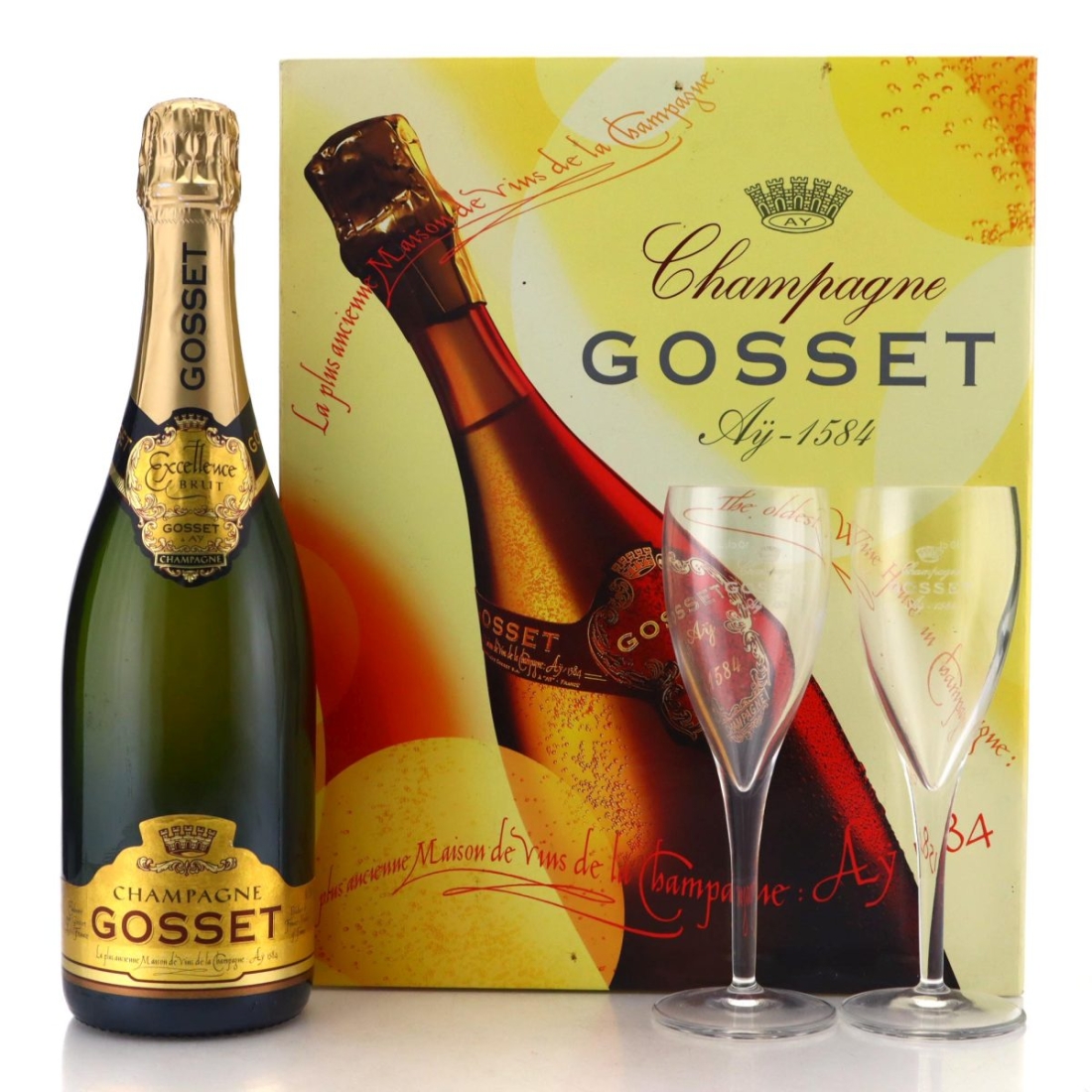 Image for Gosset Excellence Brut Champagne Gift Pack