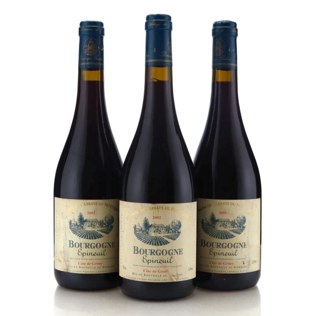 Image for Domaine de L'Abbaye du Petit Quincy 2002 x 3