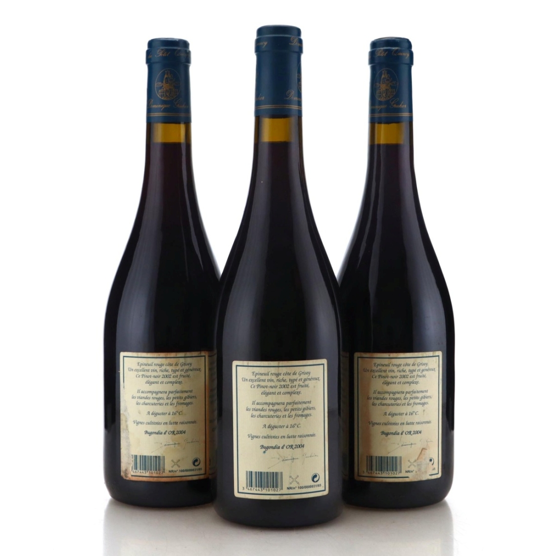 Image for Domaine de L'Abbaye du Petit Quincy 2002 x 3