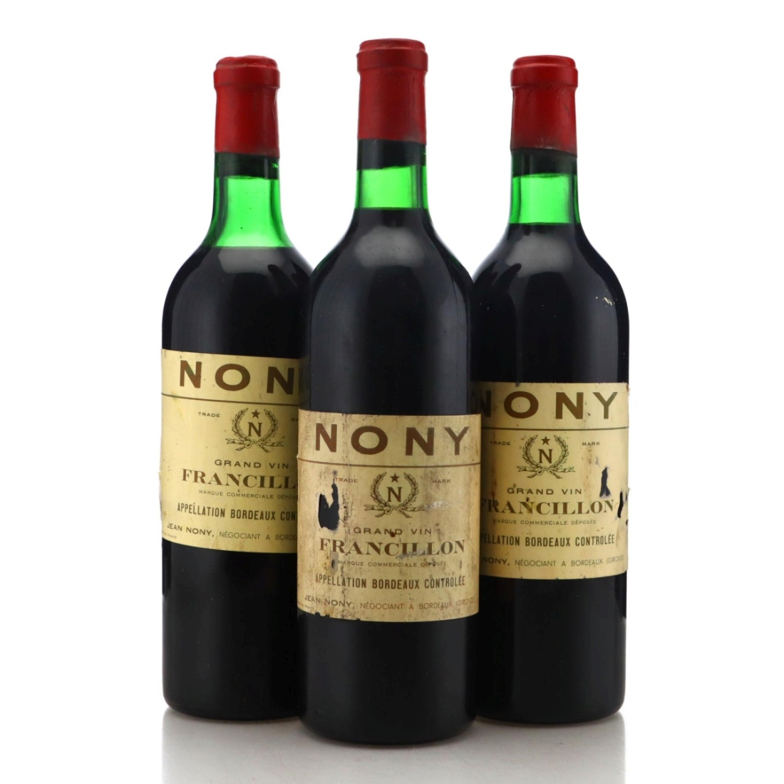 Image for Jean Nony Grand Vin Francillon x 3